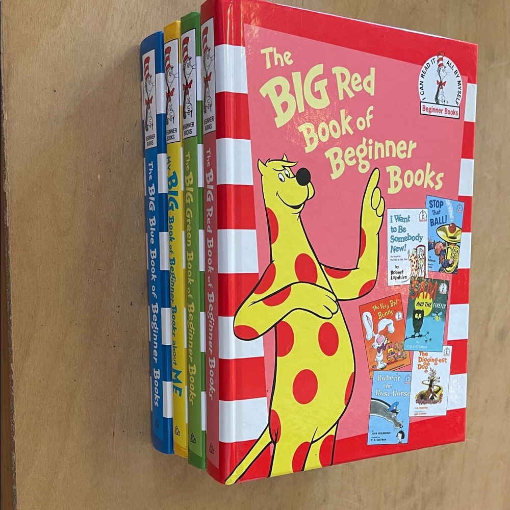 Dr Seuss The BIG Book of Beginner Books - Colorful Classic Set of 4